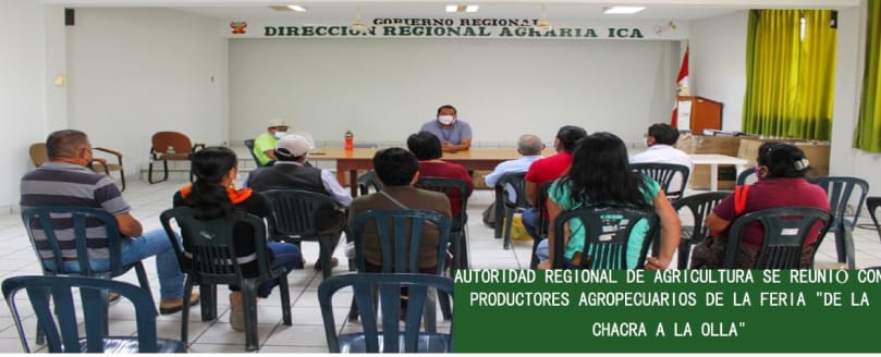 AUTORIDAD REGIONAL DE AGRICULTURA SE REUNIÓ CON PRODUCTORES AGROPECUARIOS DE LA FERIA 